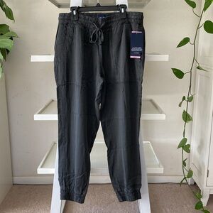 NWT GAP charcoal grey tencel joggers S